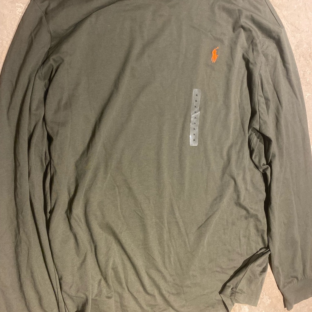 Polo by Ralph Lauren Green Long Sleeve Tee